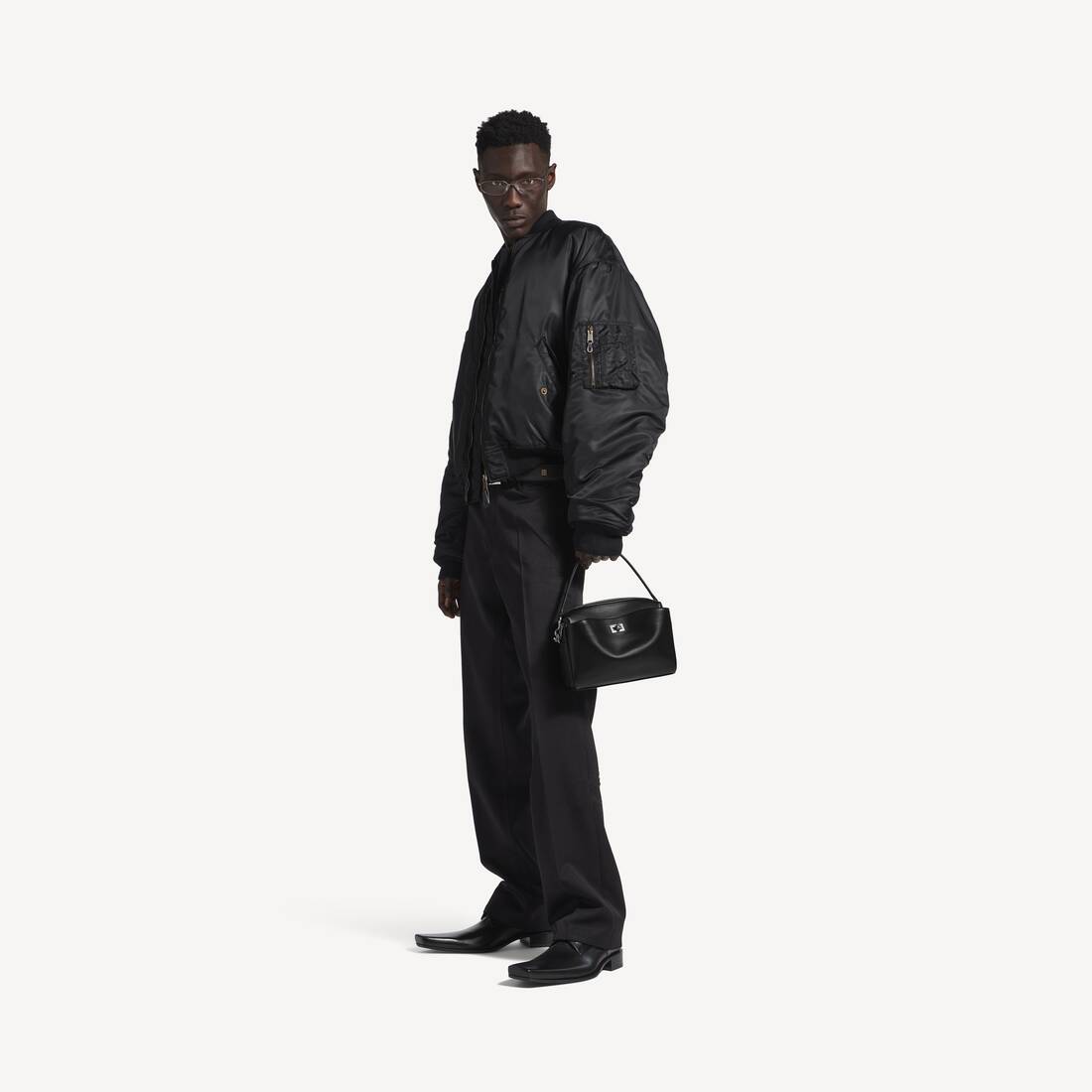 Men's Rodeo Camera Bag in Black | Balenciaga United Kingdom EN - Image 8