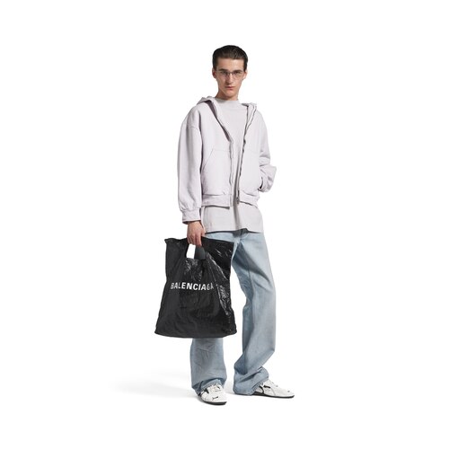 balenciaga back zip-up hoodie regular fit