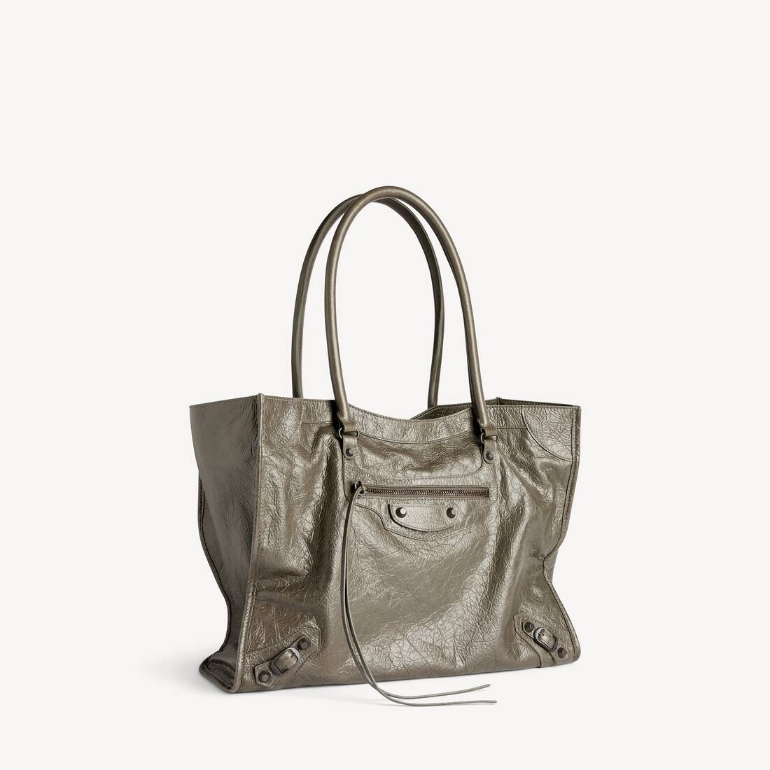 Women's Le City Tote Bag Medium in Army Green | Balenciaga Norway EN - Image 2