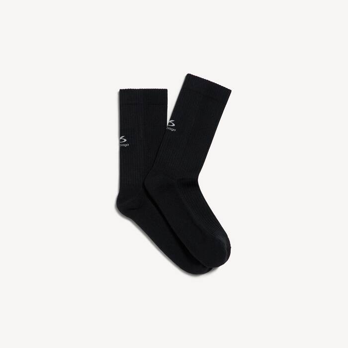 Calcetines T&eacute;cnicos Techwear para Mujer en Negro - Mujer | Balenciaga Espa&ntilde;a ES - Image 2