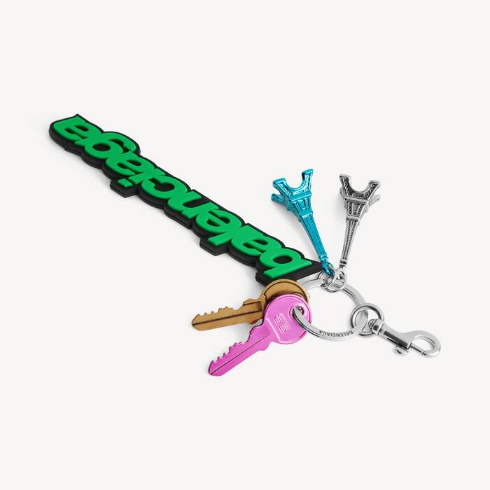 Women's Biker Balenciaga Charm/keychain in Green/black - Women | Balenciaga Singapore EN - Image 2