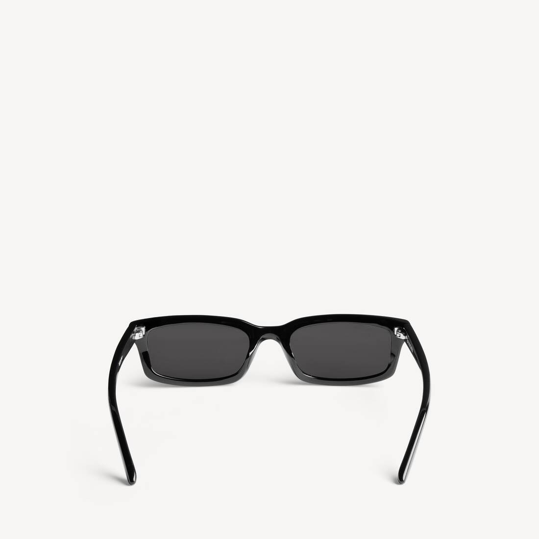 Daily Rectangle Sunglasses in Black | Balenciaga Netherlands EN - Image 2