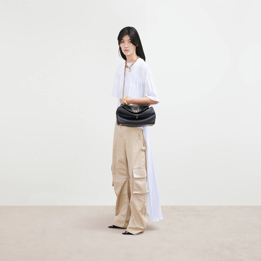 Borsa Con Catena Rodeo East-west  da Donna in Nero | Balenciaga Italia IT - Image 9