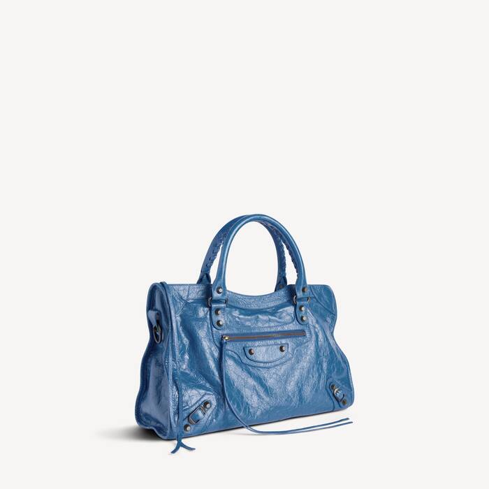 Women's Le City Medium Bag in Denim Blue - Women | Balenciaga Canada EN - Image 2