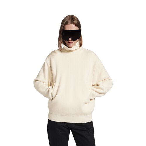 back-to-front high neck sweater