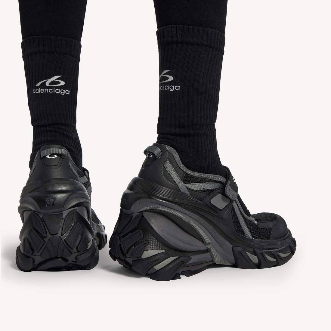 Sneaker Mary Jane Hydra pour Femme en Noir | Balenciaga Canada FR - Image 6