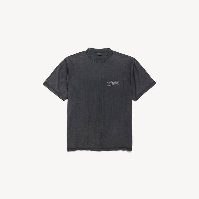 political campaign inside-out t-shirt large fit