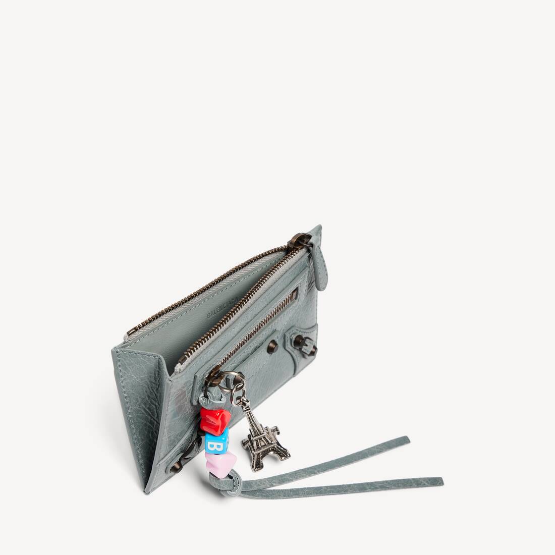 Women's Le City Long Coin And Card Holder in Blue Grey | Balenciaga Romania EN - Image 3