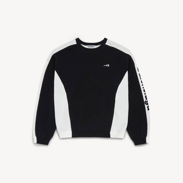 Men's Bodies Crewneck Sweater in Black/ivory - Men | Balenciaga Republic Of Korea EN - Image 2