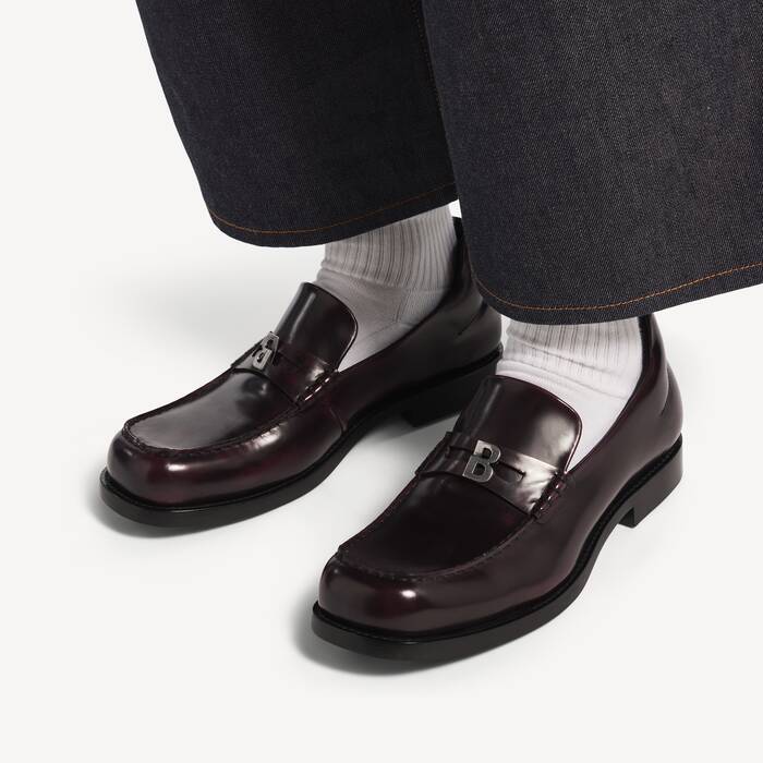 Men's Comfy Loafer in Dark Burgundy - Men | Balenciaga Republic Of Korea EN - Image 3