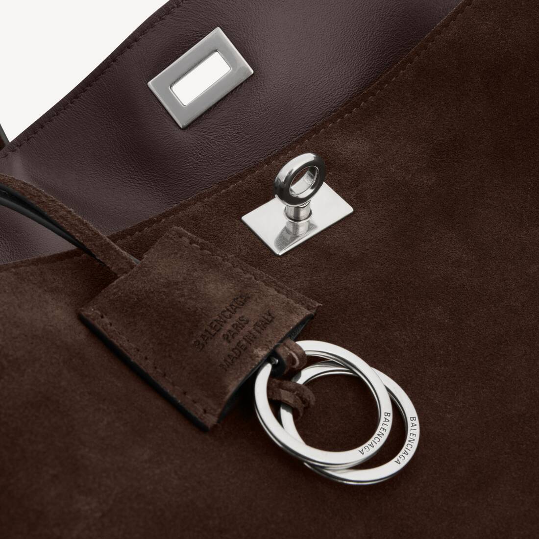 Borsa A Mano Rodeo Piccola da Donna in Espresso Chiaro | Balenciaga Italia IT - Image 6