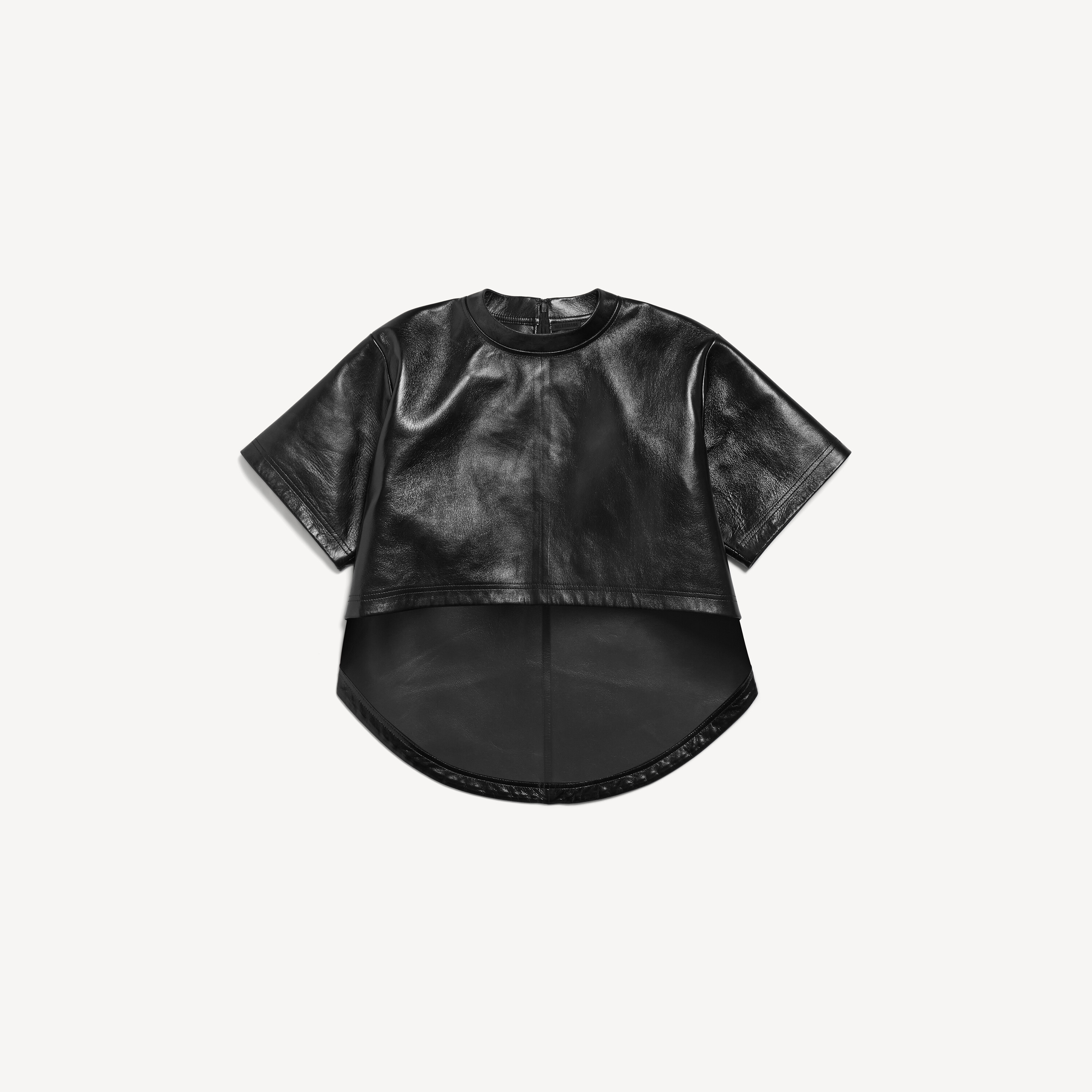 Women's Train Cropped T-shirt in Black