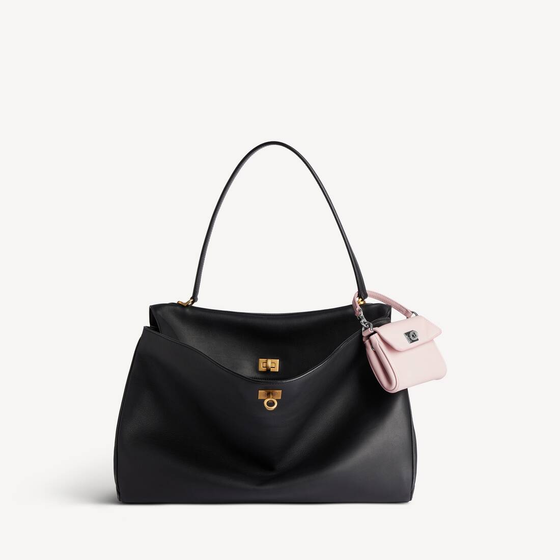 Charm Sac Rodeo Micro pour Femme en Rose Su&eacute;d&eacute; | Balenciaga Luxembourg FR - Image 5