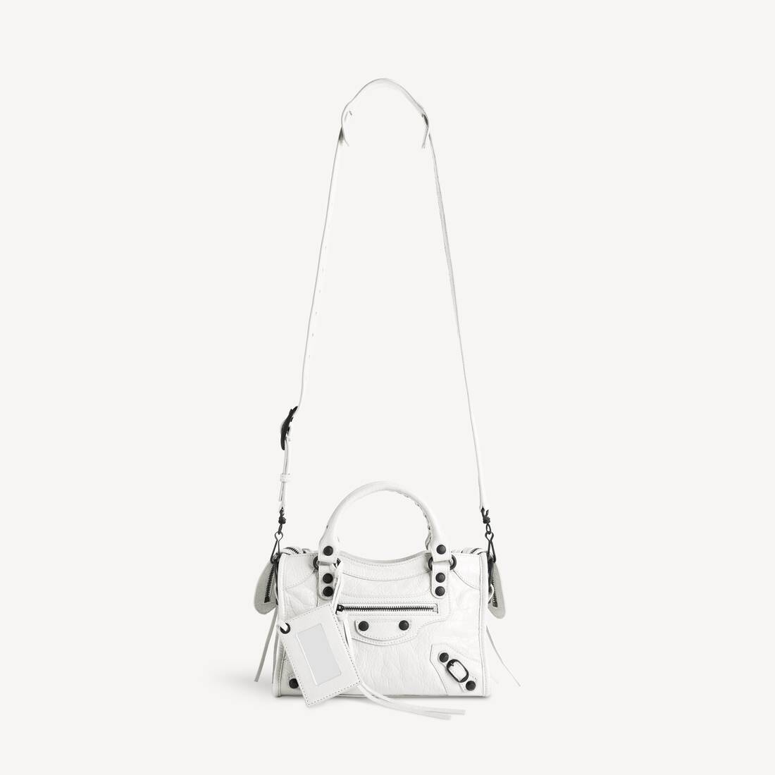 Women's Le City Bag Mini in Optic White | Balenciaga Saudi Arabia EN - Image 4