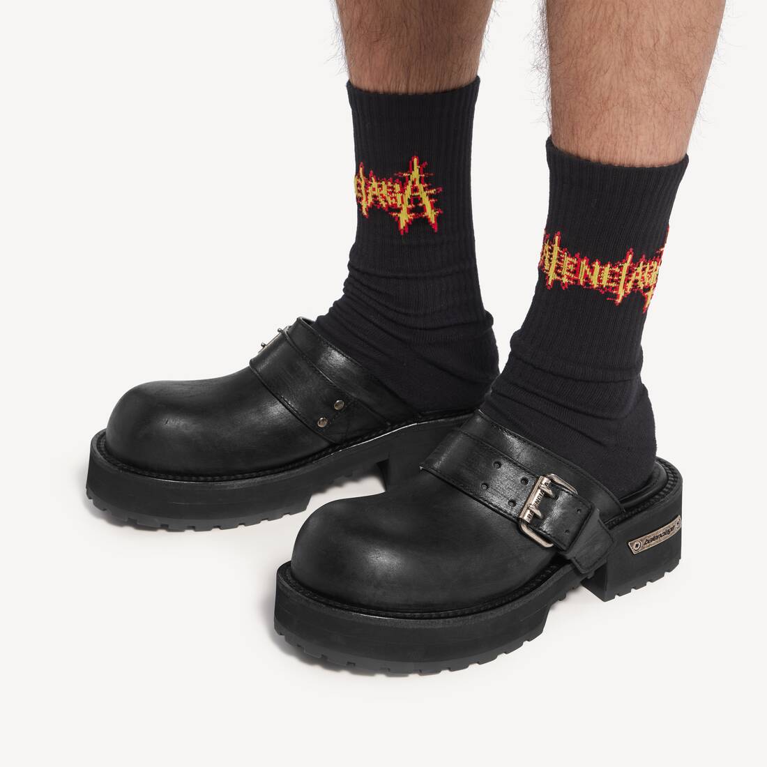 Men's Venom Mule in Black | Balenciaga Thailand EN - Image 5