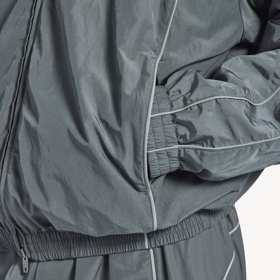 Veste De Surv&ecirc;tement Bodies pour Homme en Gris &Eacute;l&eacute;phant | Balenciaga Belgique FR - Image 6