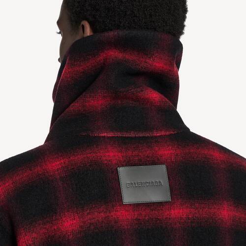 high collar half zip outerwear