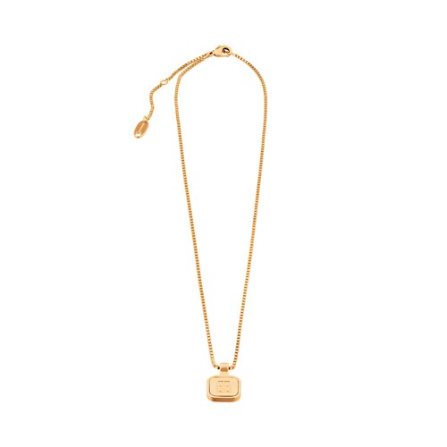 nano square long necklace