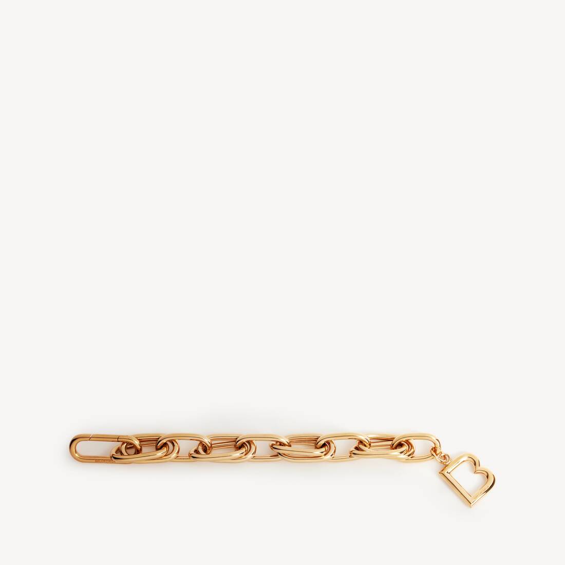 Women's B Link Bracelet in Shiny Gold | Balenciaga Ireland EN - Image 2