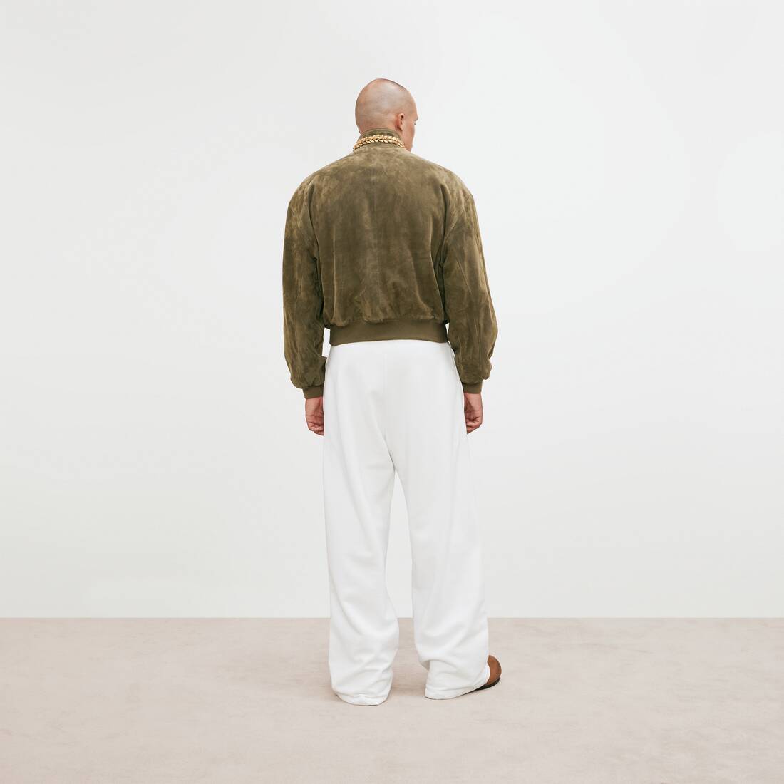 Blouson pour Homme en Kaki | Balenciaga Luxembourg FR - Image 4
