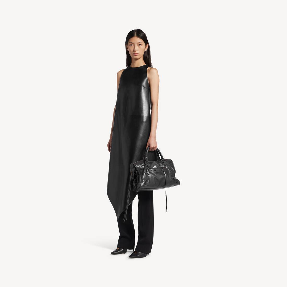 Women's Tulip Top in Black | Balenciaga Cyprus EN - Image 2