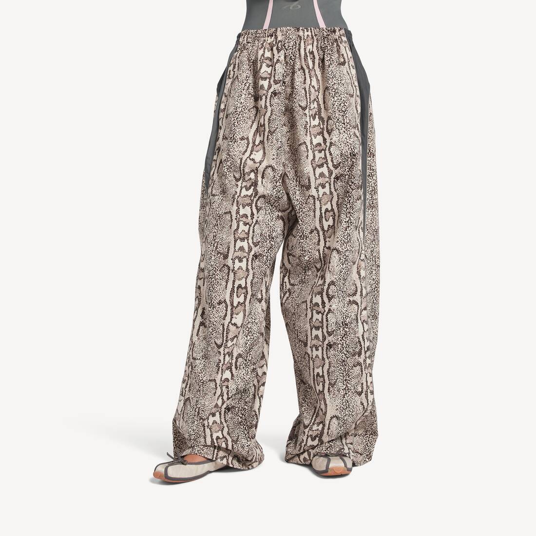 Women's Bodies Tracksuit Pants in Ivory/brown | Balenciaga Australia EN - Image 5