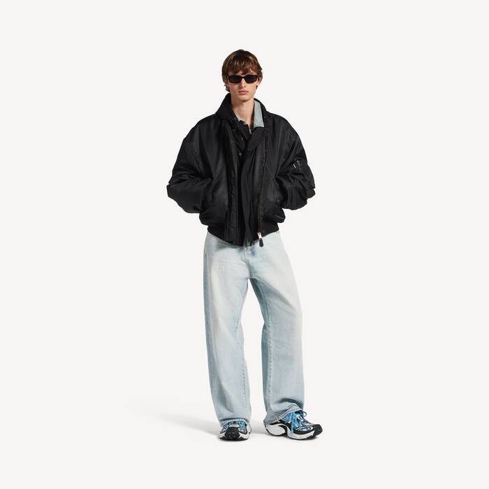 Men's 6xl Extreme Laces Sneaker in White/blue/black - Men | Balenciaga Croatia EN - Image 2