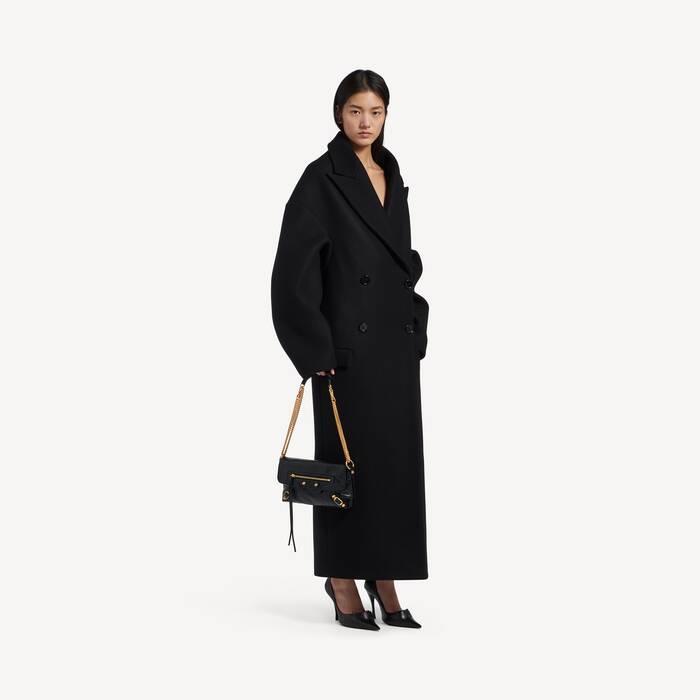 Women's Le City Clutch With Chain in Black - Women | Balenciaga Canada EN - Image 3