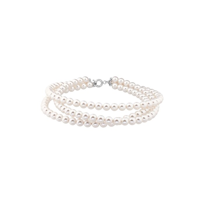 pearl 3-row choker