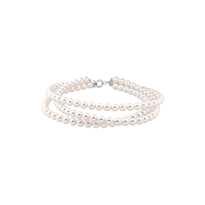 pearl 3-row choker