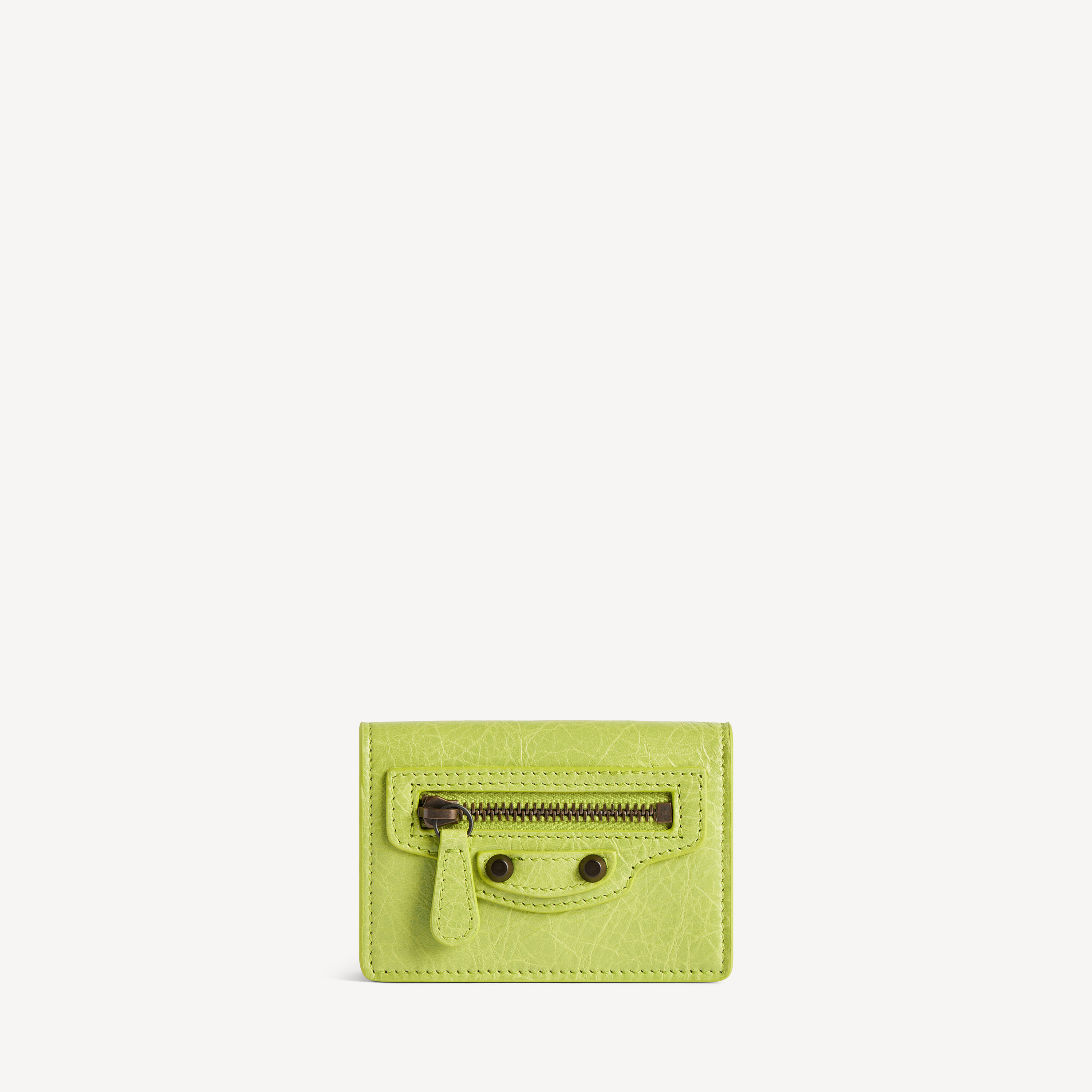 Women's Le City Mini Wallet in Pistache