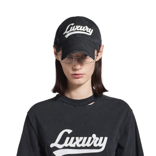 luxury script cap