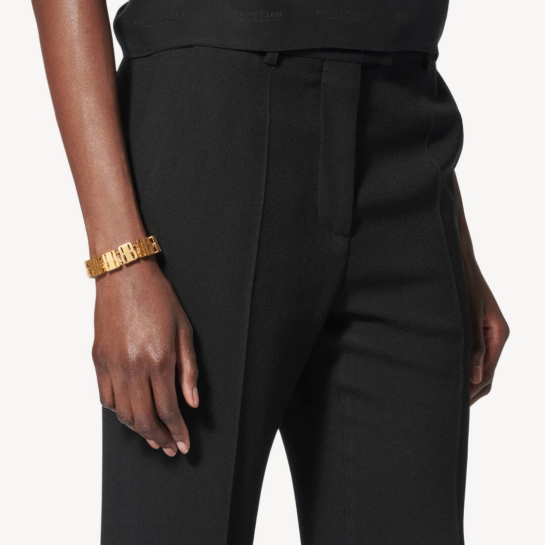 Bracelet &Agrave; Maillons Nano  pour Femme en Or | Balenciaga France FR - Image 4