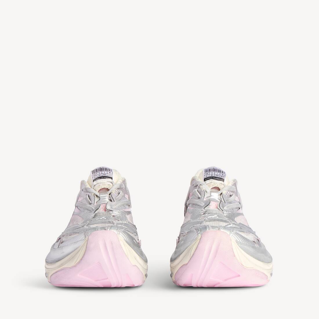 Zapatillas Jet Metallic para Mujer en Plateado/blanco/rosa | Balenciaga Espa&ntilde;a ES - Image 3