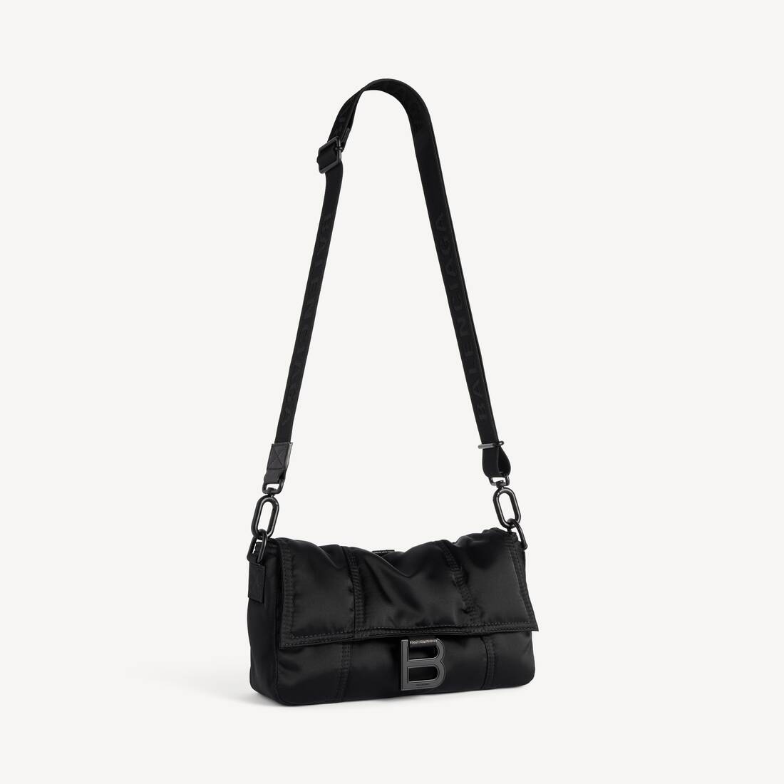 Men's Hourglass Board Bag Small in Black | Balenciaga Thailand EN - Image 2