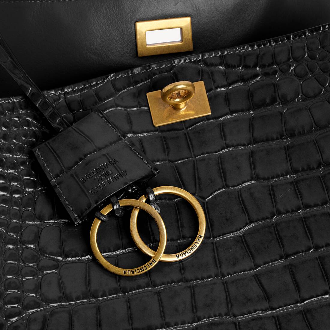 Women's Rodeo Handbag Small in Black | Balenciaga Latvia EN - Image 6