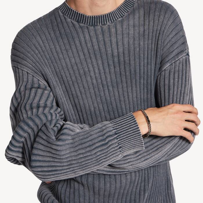 Men's Bb Icon Thin Gourmette Bracelet in Antique Silver - Men | Balenciaga Italy EN - Image 2