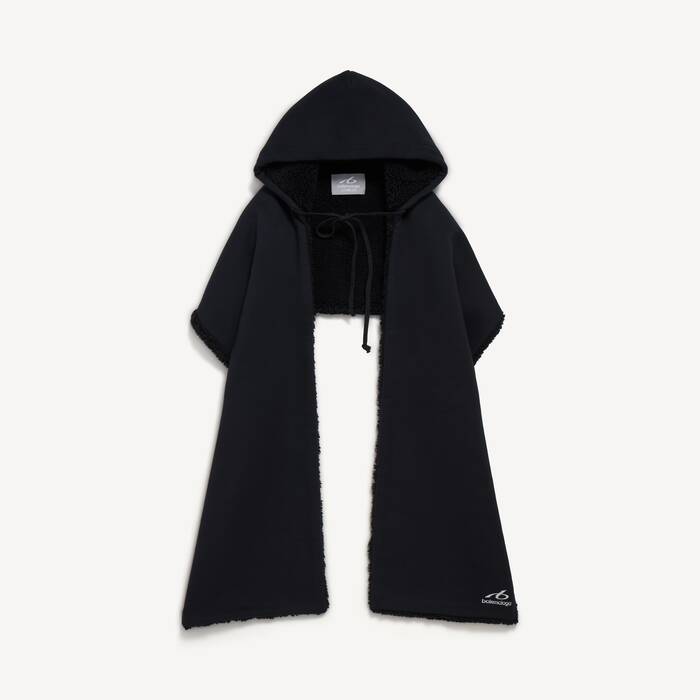ブラック の メンズ Bodies フード付きスカーフ - メンズ | Balenciaga 日本 JA - Image 1