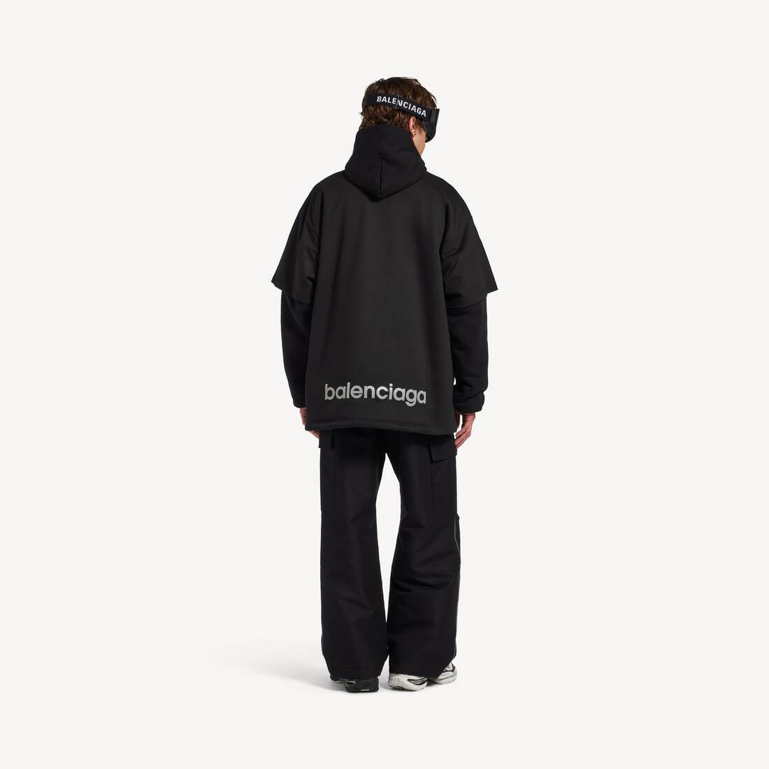 ブラック の メンズ Bodies 中綿入りレイヤードフーディ | Balenciaga 日本 JA - Image 4
