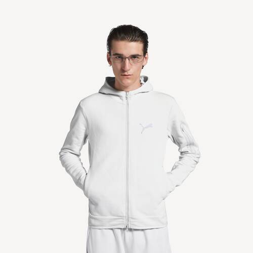 balenciaga i puma hooded fitted tracksuit jacket