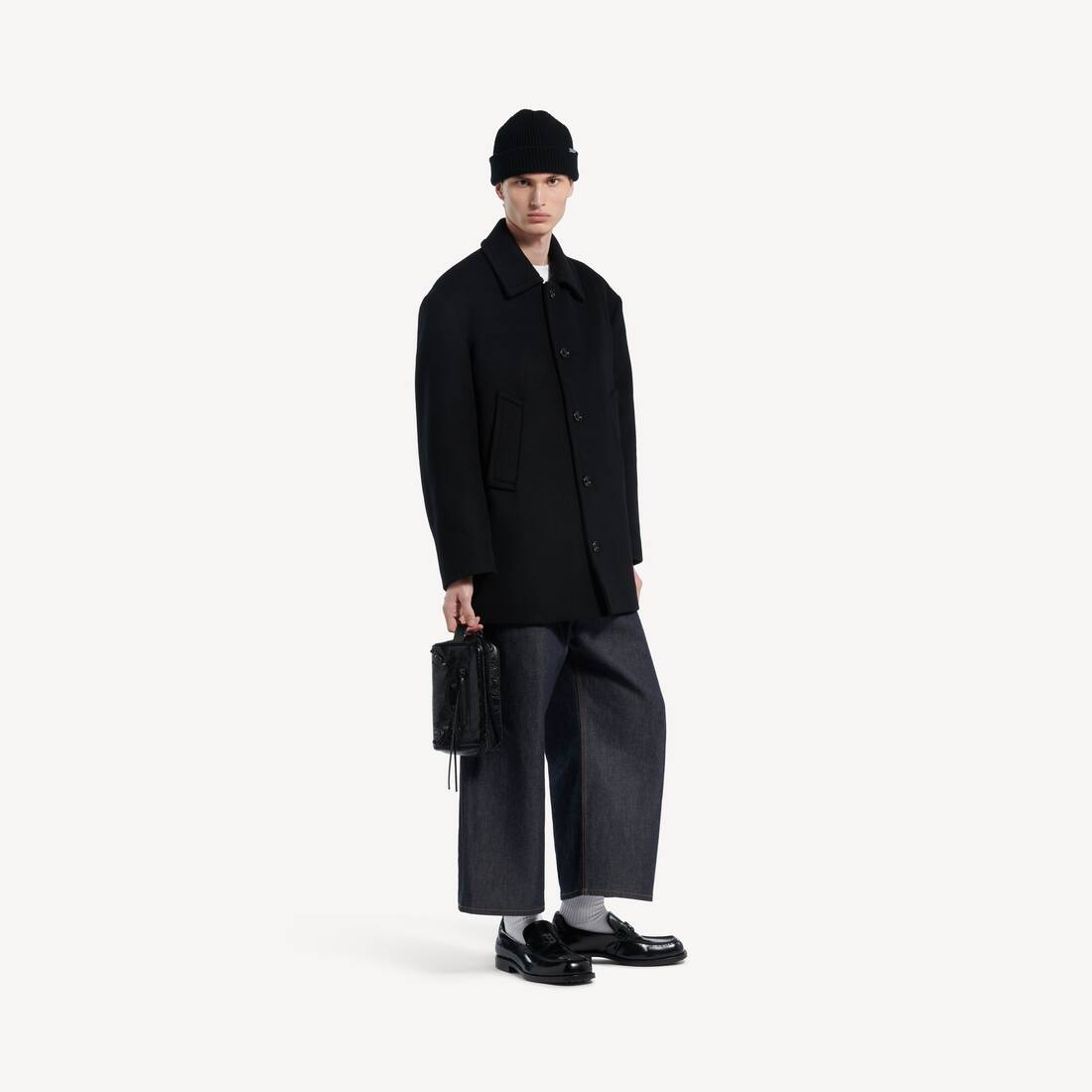 Men's Le City Toiletry Pouch in Black | Balenciaga United States EN - Image 6