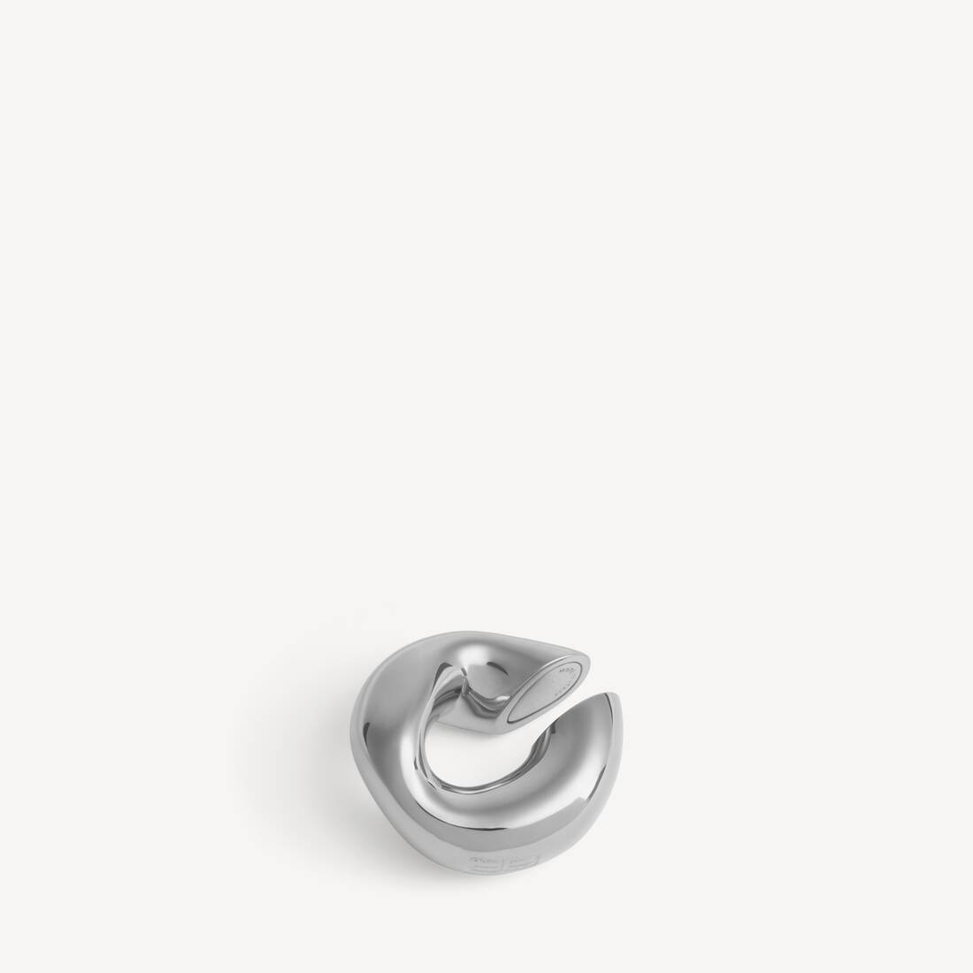 Women's Eisa Xs Ear Cuff in Shiny Silver | Balenciaga Australia EN - Image 2