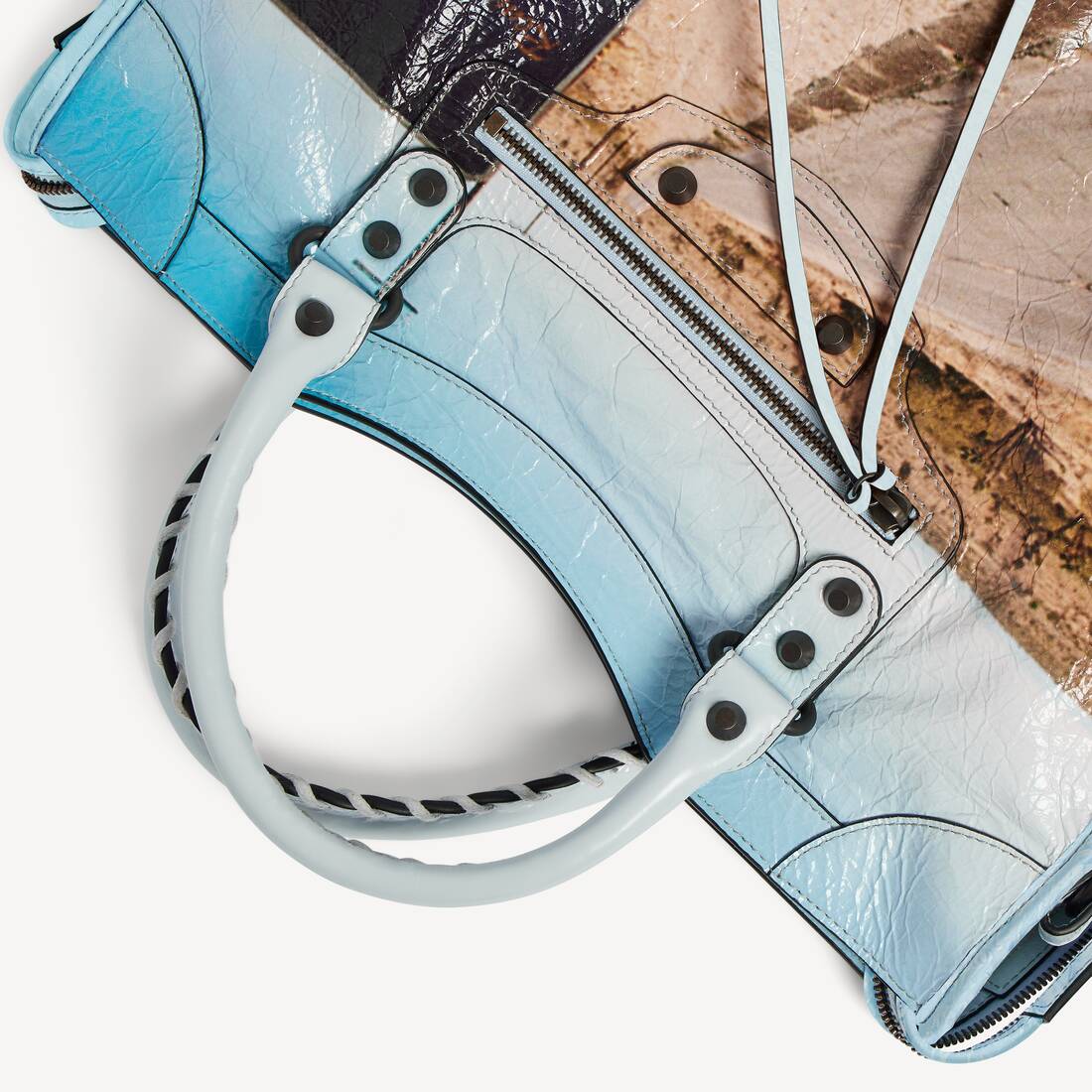 Women's Le City Bag Medium in Blue | Balenciaga United States EN - Image 6