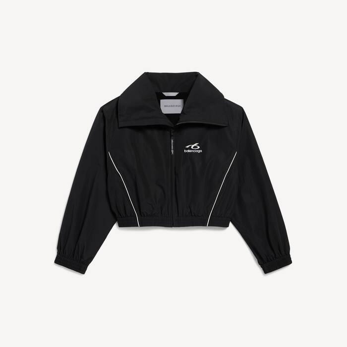 Women's Bodies Tracksuit Jacket in Black - Women | Balenciaga Austria EN - Image 2