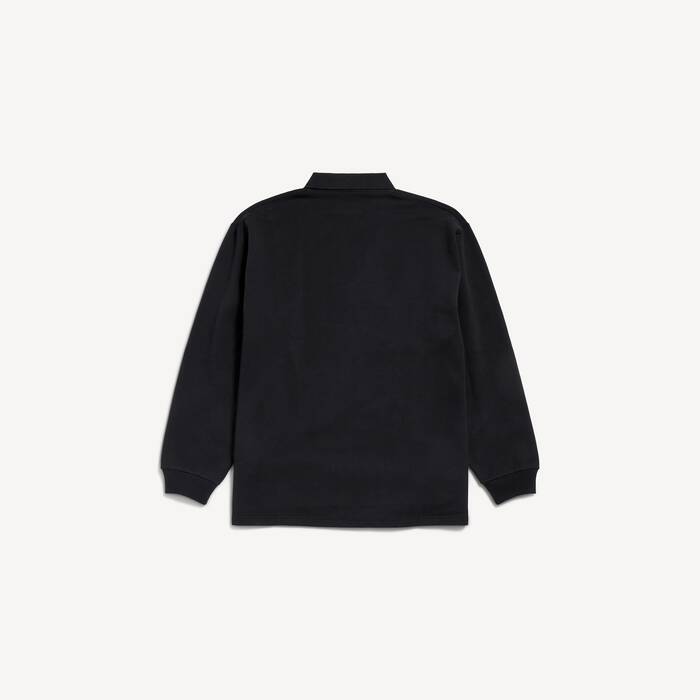 laurel classic long sleeve oversized polo