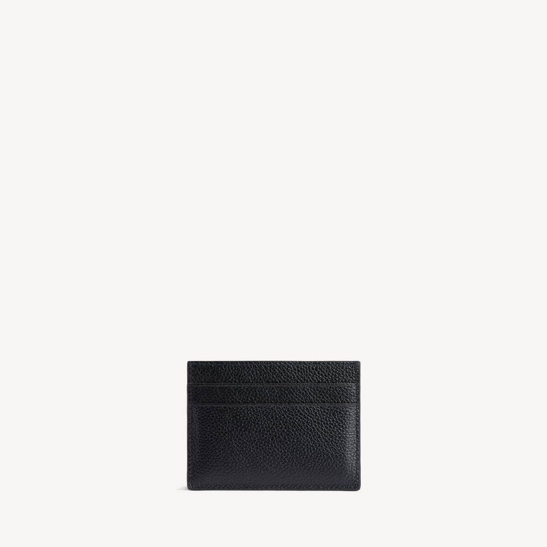Men's Cash Card Holder in Black | Balenciaga Latvia EN - Image 2