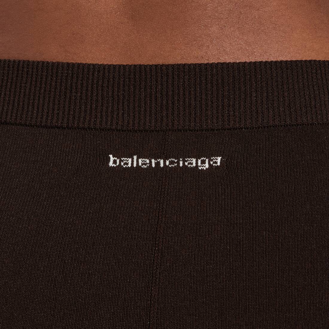 Women's Techwear Leggings in Dark Brown | Balenciaga Estonia EN - Image 6