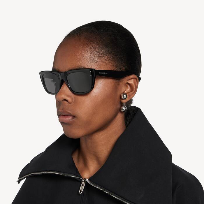 Men's Standard Square Sunglasses in Black - Men | Balenciaga Switzerland EN - Image 3