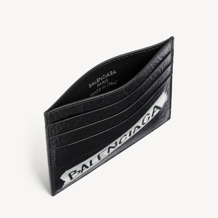 Men's Shopper Card Holder Large in Black - Men | Balenciaga Japan EN - Image 3