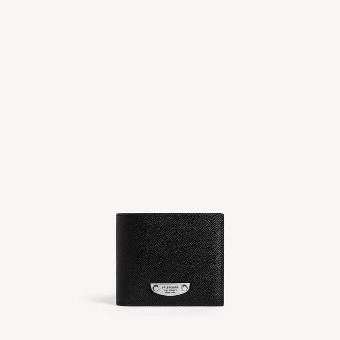 ブラック の メンズ Le City Uptown スクエア折りコインウォレット - メンズ | Balenciaga 日本 JA - Image 1